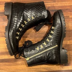 The Office of Angela Scott, Mr Bernard Brogue Combat Boot,Boot, size 40